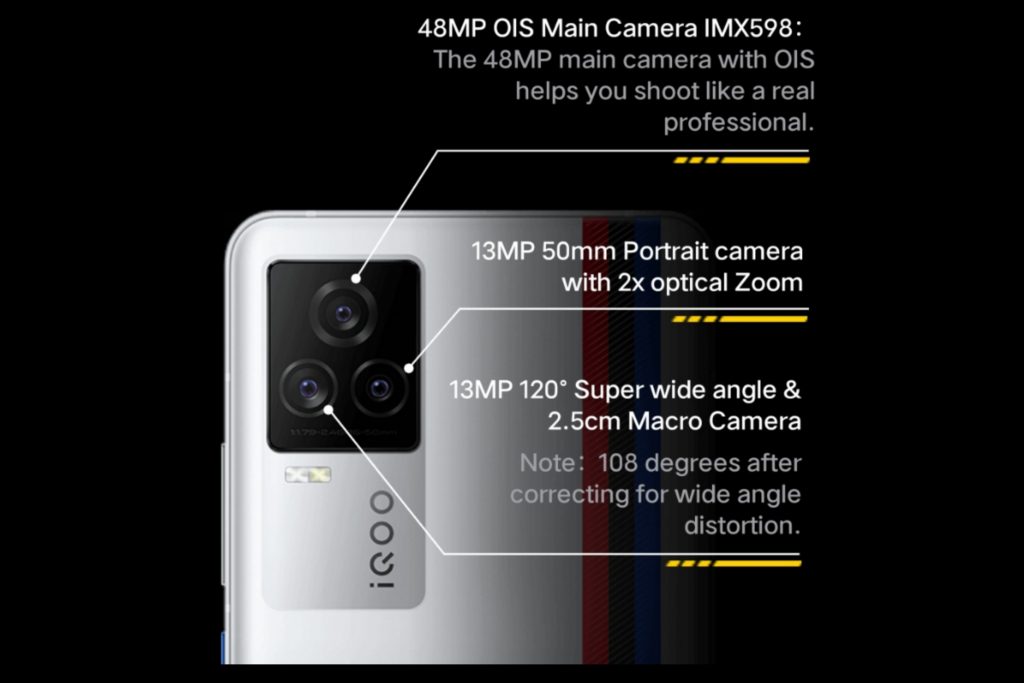 iQOO 7 Legend Rear Camera Setup