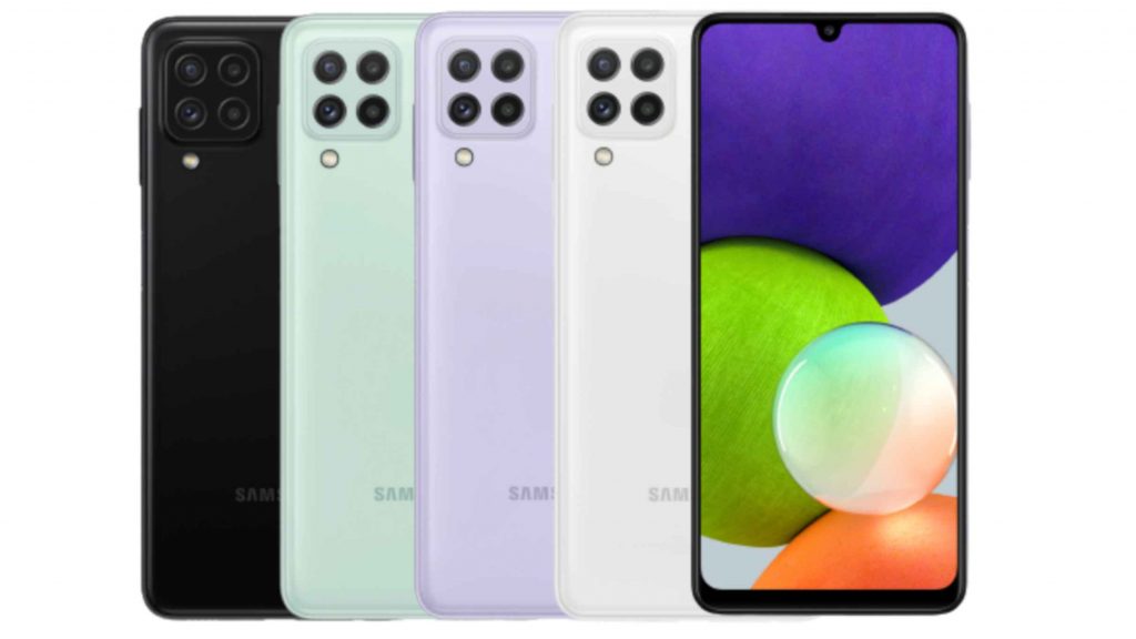 Samsung Galaxy A22 4G Design and Display