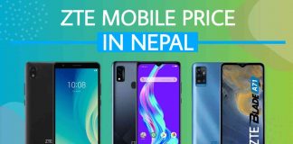 ZTE Mobile Phones Price in Nepal