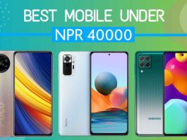 Best Mobile Phones Under NPR 40000 in Nepal
