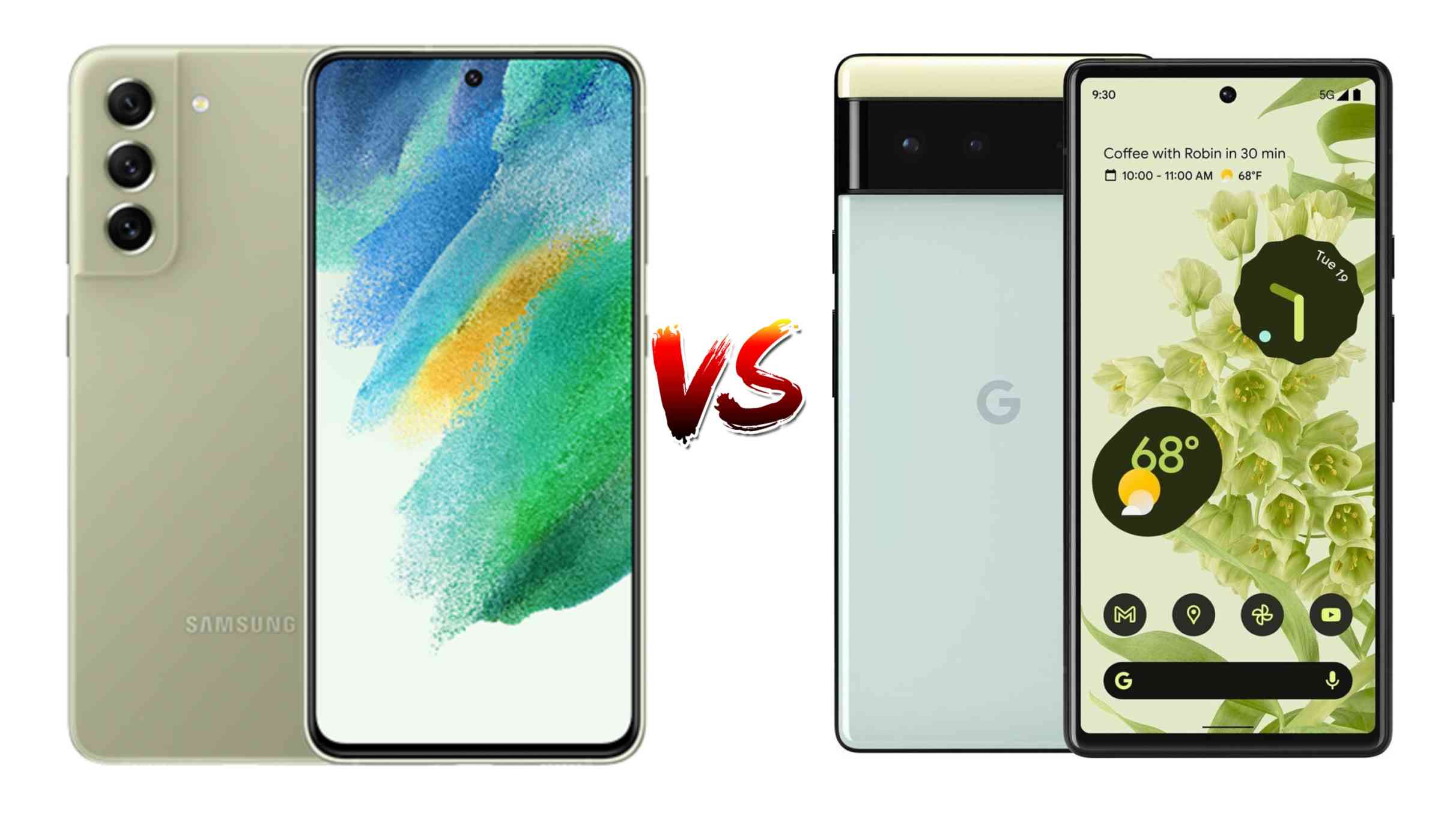 Samsung Galaxy S21 FE vs Google Pixel 6
