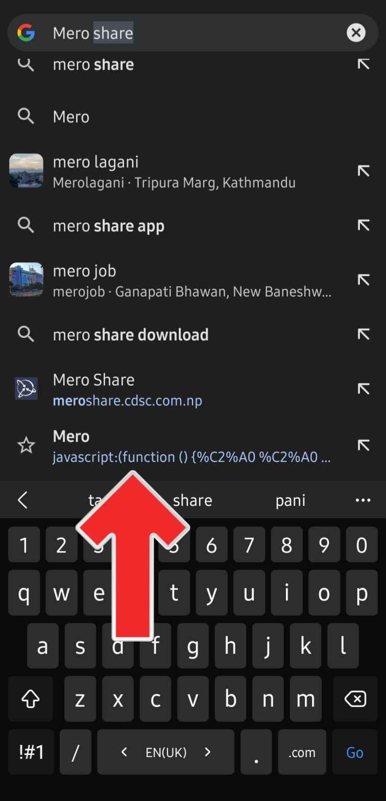 Steps 5 2 to Recover Get Lost Forgotten CRN Number in Mero Share Mobile
